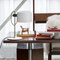 White Coupé Table Lamp by Joe Colombo for Oluce, Image 2