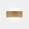 Satin Gold Metal Lens Curved Wall Lamp by Francesco Rota for Oluce, Image 4