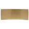 Satin Gold Metal Lens Curved Wall Lamp by Francesco Rota for Oluce 1