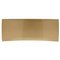 Satin Gold Metal Lens Curved Wall Lamp by Francesco Rota for Oluce, Image 1
