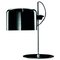 Black Coupé Table Lamp by Joe Colombo for Oluce, Image 1
