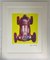 Nach Andy Warhol, Mercedes W125 Race Car Yellow, Grano Lithographie 1