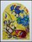Nach Marc Chagall, Tribu Naphtali, Buntglasfenster von Jerusalem, 1962, Lithographie 1
