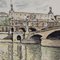 Albert Marquet, Le pont du Carrousel et le Louvre, Rhapsodie Parisienne, 1950, Immagine 4