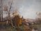 Eugène Galien-Laloue, Bridge Leaving the Village, Oil on Canvas, Framed 4