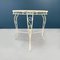 Mid-Century Modern Italian Garden Table in White Wrought Iron, 1960 3