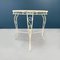 Mid-Century Modern Italian Garden Chairs and Table in White Wrought Iron, 1960s, Set of 5 14