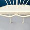 Mid-Century Modern Italian Garden Chairs and Table in White Wrought Iron, 1960s, Set of 5, Image 7