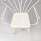 Chaises de Jardin Mid-Century en Fer Forgé Blanc, Italie, 1960s, Set de 4 5