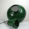 Large Industrial Green and White Enamel Ceiling Light, Image 2