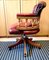 Chesterfield Style Captain's Swivel Chair 6