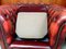 Club chair Chesterfield in pelle rossa, Immagine 6