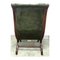 Green Leather Chesterfield Slipper Armchair 4