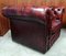 Chesterfield Club Chair in Oxblood Red Leather 2