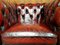 Chesterfield Club Chair in Oxblood Red Leather, Image 8