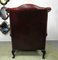 Queen Anne Chesterfield Armchair in Oxblood Red 8