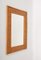 Mid-Century Italian Rectangular Mirror with Bamboo and Woven Wicker Frame, 1970s 4