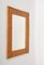 Mid-Century Italian Rectangular Mirror with Bamboo and Woven Wicker Frame, 1970s, Image 4