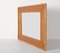 Mid-Century Italian Rectangular Mirror with Bamboo and Woven Wicker Frame, 1970s 12