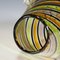 Murano Glass A Canne Glass Vase with Handles from Fratelli Toso, Italy, 1965, Image 7