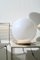 Lampe de Bureau Vintage en Verre Murano Blanc 2