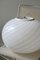 Vintage Murano White Swirl Ceiling Lamp 3