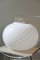 Vintage Murano White Swirl Ceiling Lamp 1