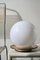 Vintage Murano White Swirl Table Lamp 1