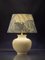 Handgefertigte Hamptons Tischlampe von Vintage Velsen Delft Vase Acanthus in Weiß 5