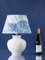 Hamptons Style Handcrafted Table Lamp from Vintage Velsen Delft White Vase Acanthus, Image 4