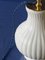 Hamptons Style Handcrafted Table Lamp from Vintage Royal Delft White Vase Severn 2