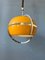 Mid-Century Space Age Pendant Light in Yellow from Anvia, 1970s, Image 6