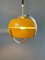 Mid-Century Space Age Pendant Light in Yellow from Anvia, 1970s, Image 5