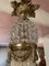 Large Brass and Cut Glass Sac De Pearl Style Chandelier 2