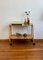 Mid-Century Wooden Bar Cart or Serving Trolley, Image 5