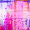 Danny Giesbers, Pink Lush, 2021, acrilico, resina epossidica e fosforescenza su legno, Immagine 1