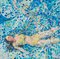 Nicoleta Costiuc, La Piscine 5, 2021, Acrylic on Canvas 1