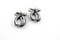 Drop Earrings with Diamonds Rubies and Onyx, Image 4
