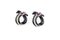 Drop Earrings with Diamonds Rubies and Onyx, Image 2