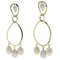 Luise Yellow Gold Drop Earrings 1