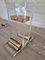 Brass and Acrylic Glass Dining Table by Charles Hollis Jones 6