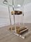 Brass and Acrylic Glass Dining Table by Charles Hollis Jones 4
