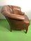 High Chesterfield Armchair in Cognac Colored Leather, 1970 4