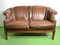 Leder Chesterfield 2-Sitzer Sofa, 1970 1