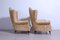Armchairs in Damask Fabric, 1950s, Set of 2 6