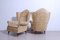 Armchairs in Damask Fabric, 1950s, Set of 2 2