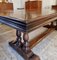 20th Century Louis XIII Style Baluster Walnut Monastery Table 7