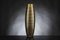 Slim Big Italian Gold and Black Murano Glass Mocenigo Vavaso Vase by Marco Segantin for VGnewtrend, Image 1