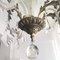 Classical 3-Branch Chandelier in Semi-Frosted Cut Crystal Glass, 1950s 9