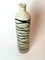 Striped 2-Tone Handmade Ceramic Vase, 1960s 1